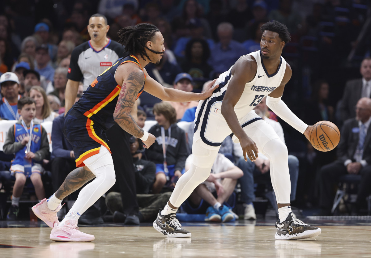 Jaylin Williams, OKC Thunder, Jaren Jackson Jr., Memphis Grizzlies